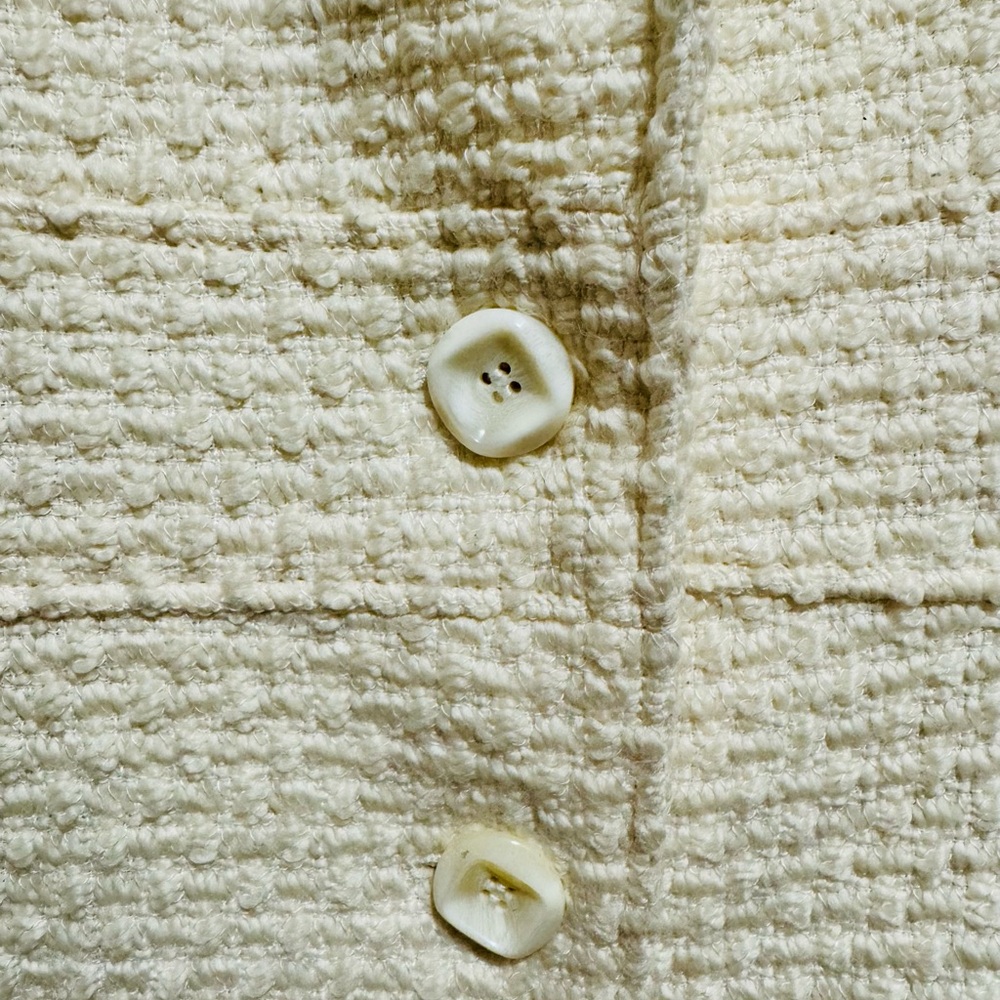 Worthington Cream Wool Blend Coat - Picture 3 of 6